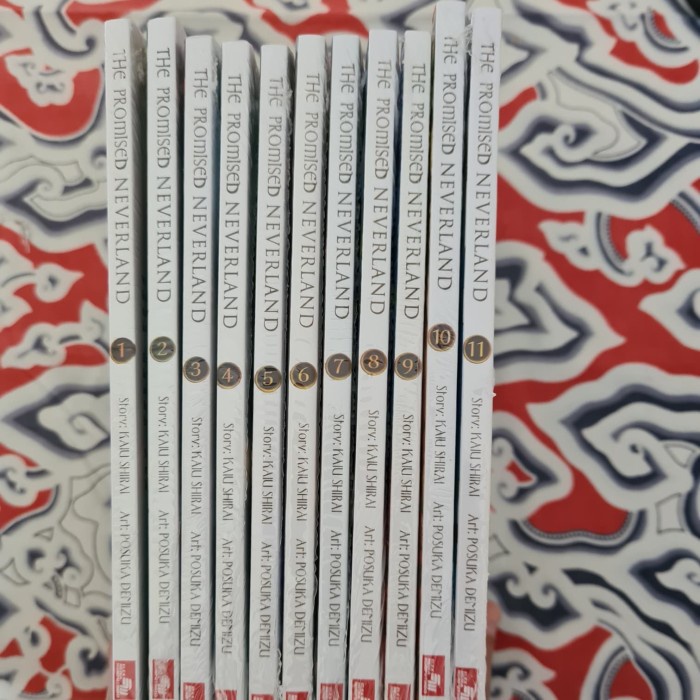 SALE TERBARU KOMIK THE PROMISED NEVERLAND VOL 1-11 SET SEGEL ORI READYY