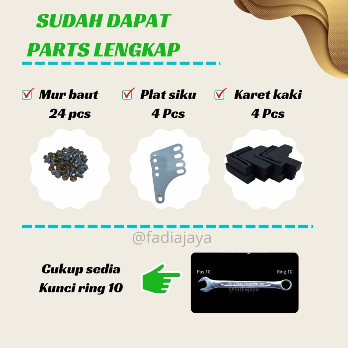 Rak Besi Meja Kompor