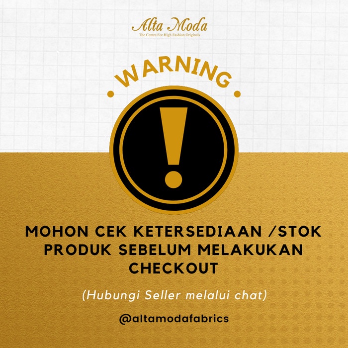 Brokat Perancis Orange (3M) (Alta Moda)