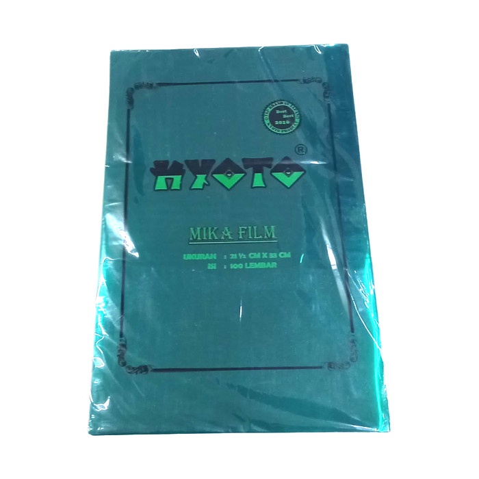 

ATKJaya- Jilid Mika Plastik KYOTO Folio Warna (1 Pack isi 100 Lembar)