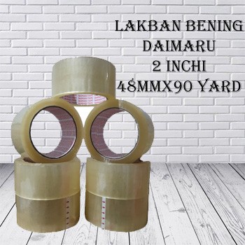 

ATKJaya- Lakban Daimaru 2 Inchi 48mm x 90 yard 1 Dus isi 72pcs