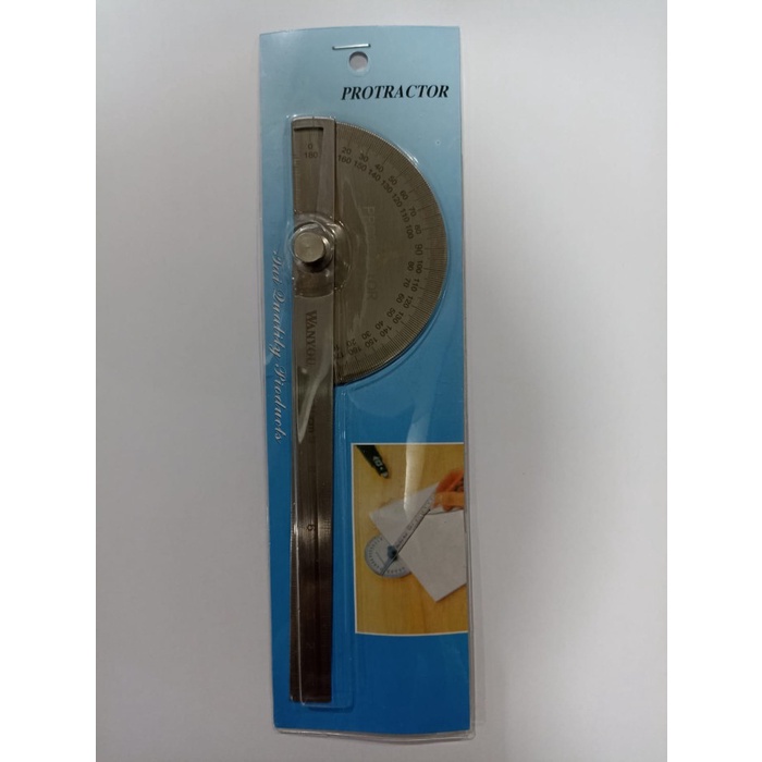 

ATKJaya- THUNDER Penggaris Protractor Stainless Busur Derajat 10 cm half Round