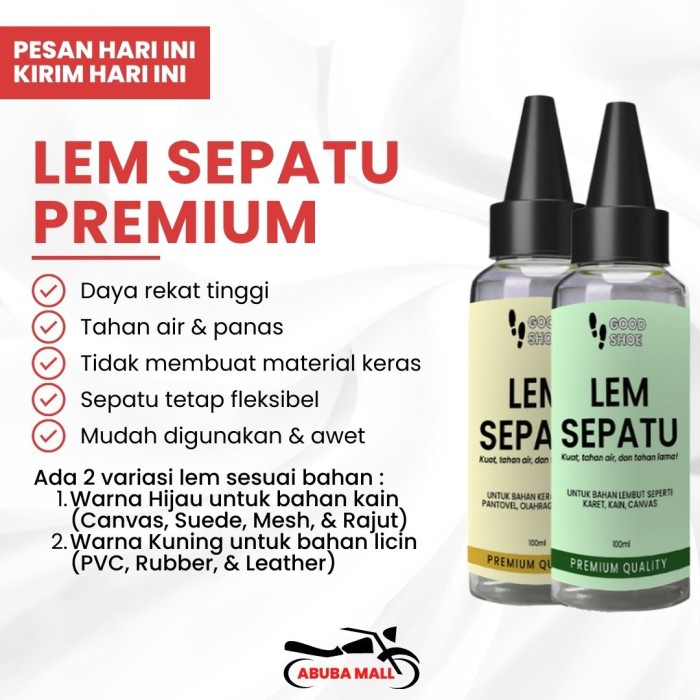 

ATKJaya- Lem Sepatu Tahan Air Super Glue Perekat Perawatan Sol Khusus Bola Glue