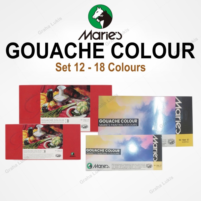 

ATKJaya- MARIES GOUACHE COLOR SET 12