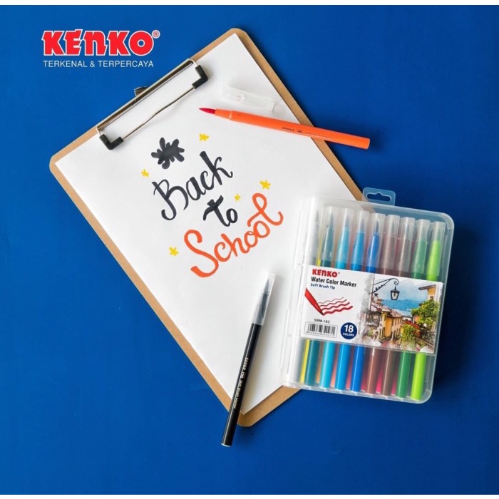 

ATKJaya- KENKO Brush Water Color Marker 12 warna