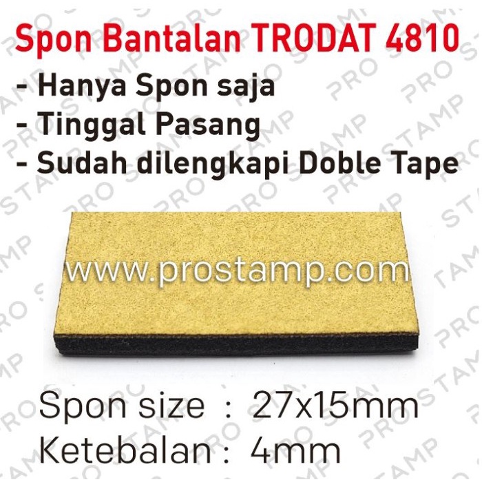 

ATKJaya- Replacement Ink Pad / Snow Pad Trodat 4810 Tanpa Warna