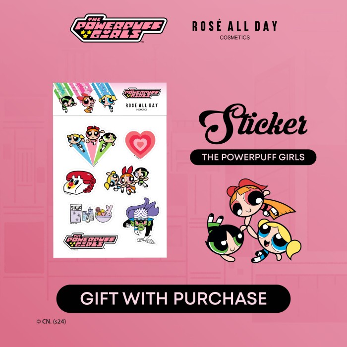 

ATKJaya- GWP - Rose All Day Sticker (The Powerpuff Girls Edition)