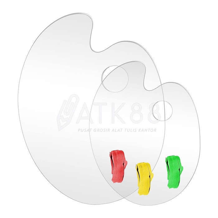 

ATKJaya- Palet Melukis Acrylic Transparan No. 3 / Transparant Palette ATK88