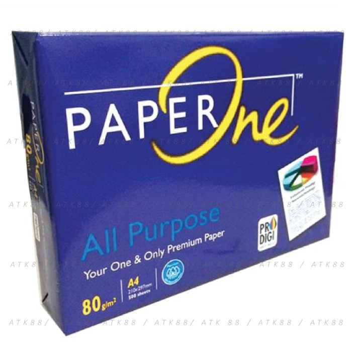 

ATKJaya- Kertas Paper One A4 80 gram/Kertas Fotokopi/Kertas Print