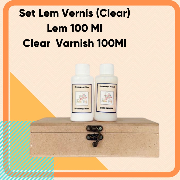

ATKJaya- Paket Lem Vernish Decoupage