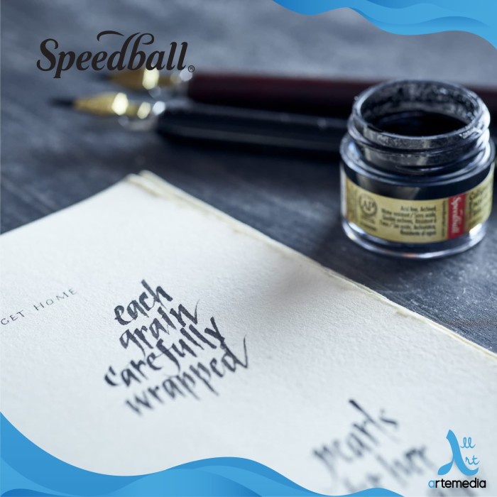

PENA KALIGRAFI SPEEDBALL DELUXE CALLIGRAPHY FOUNTAIN PEN SET