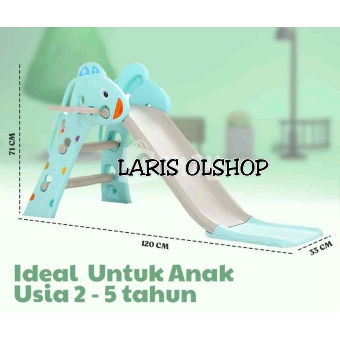 Spesial Mainan Perosotan Anak Karakter Jerapah Free Ring Basket + Bola Jm30228