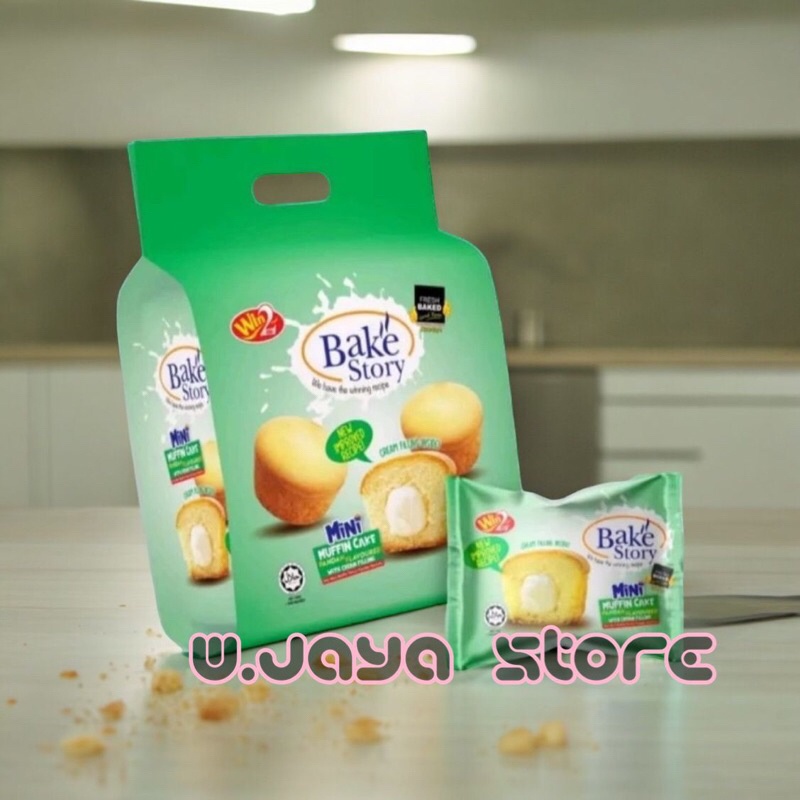 

Win2 Bake Story Mini Muffin Cake 200g With Cream Filling Original/Pandan Flavoured