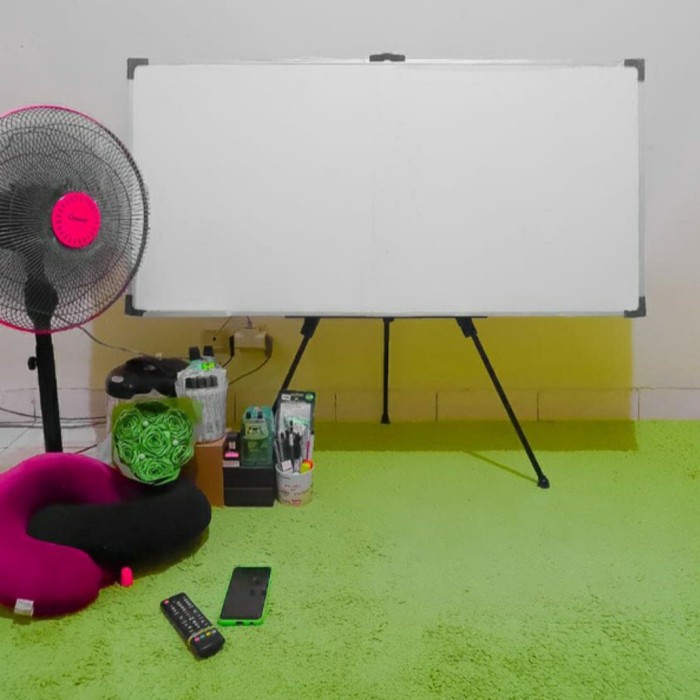 

[tmr] - Standing Papan Tulis White Board / Stand Whiteboard