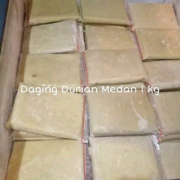 

Daging Durian Medan Beku Frozen tanpa biji 1kg