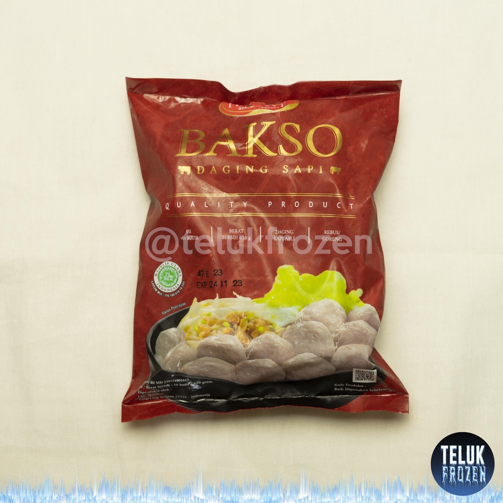 

hanwe bakso daging sapi baso isi 50 butir pcs 650 g meatball 650gr gram goreng rebus gurih enak