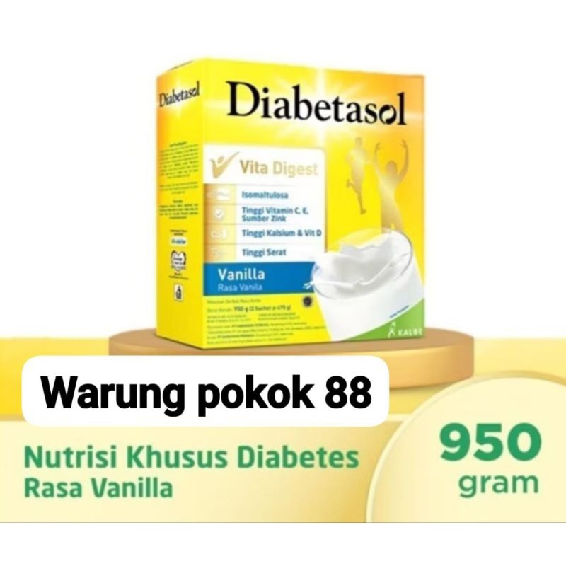 

DIABETASOL VANILA COKLAT 950 GRAM / SUSU DIABETASOL 950 GR