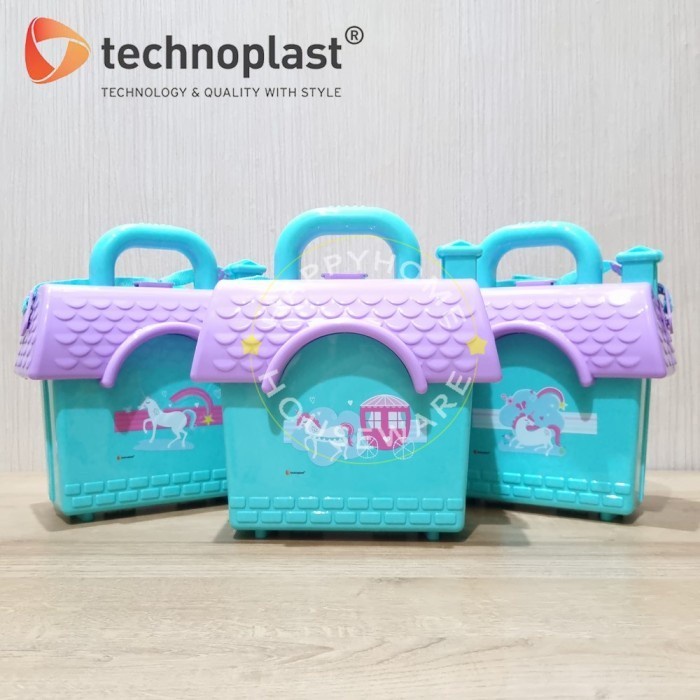 / Technoplast Paket Bekal School Box Unicorn Kotak Bekal &
