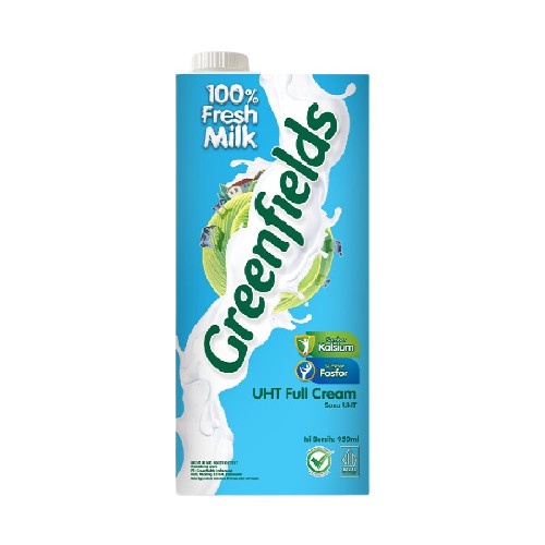 

GREENFIELDS UHT FULL CREAM 950ML
