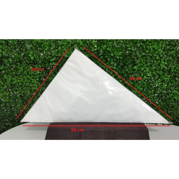 SOUVEN- (Depok) Plastik Segitiga Papping Bag Besar 50x30x40 - Isi 100 pcs