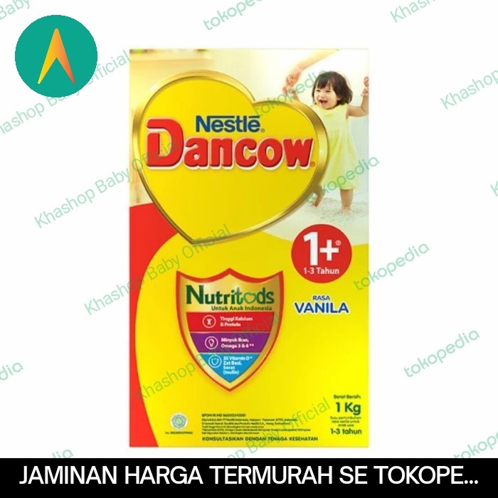 Susu Dancow 1+ Vanila 1000g / 1kg
