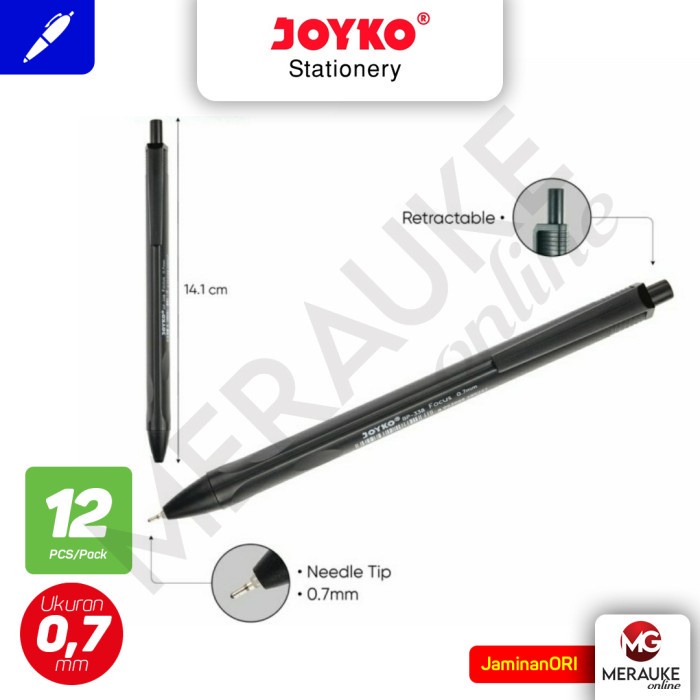 

IK! Ballpoint JOYKO VOKUS BP-338 0.7 (1 Box isi 12pcs)