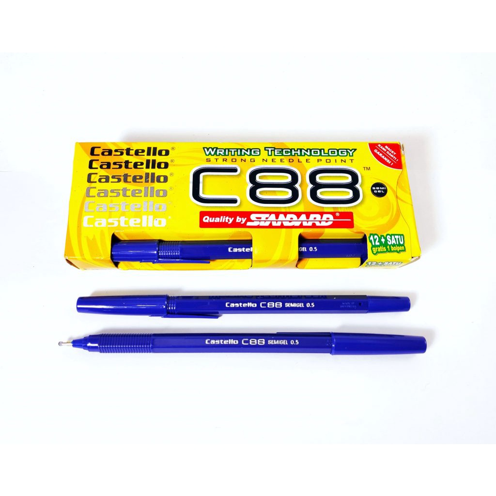 

IK! STANDARD C88 0,5mm pulpen semi gel bolpen ballpoint STANDAR CASTELO