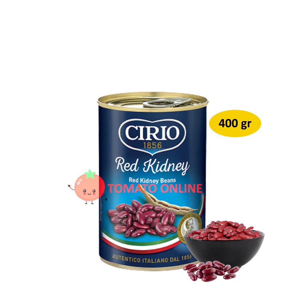 

Cirio / Red Kidney Beans Kacang Merah Dalam Larutan Garam / 400 gr