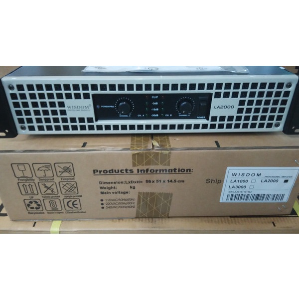Unik Power Profesional Amplifer Wisdom La 2000