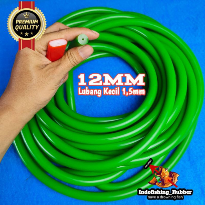 Karet Spearfishing Speargan 12mm Lubang Kecil Panah Ikan Laut Spergun Spergan Speargun Grade A Super