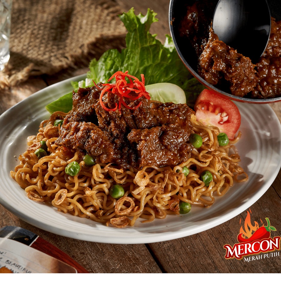 

Mercon Merah Putih - Set Duet Nendang II Oseng Mercon Daging + Rendang Sapi