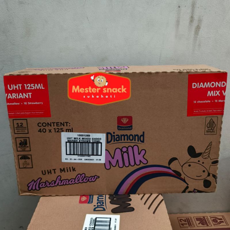 

Susu Diamond 125 ML Susu Cokelat Susu Strawberry Susu Anak
