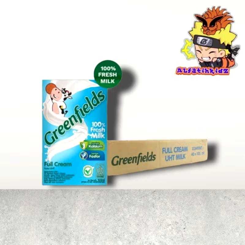 

Greenfields UHT Fullcream 40pcs @ 105ml Karton