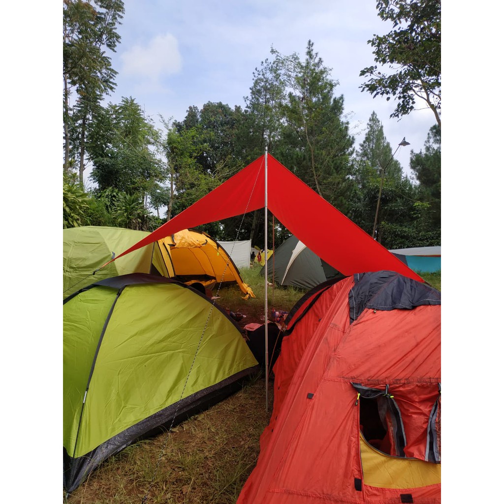 Tiang Flysheet Double Pole KILLEEN+Flysheet 3x4 - Econopack Pole - Tarp Pole - Tiang Double