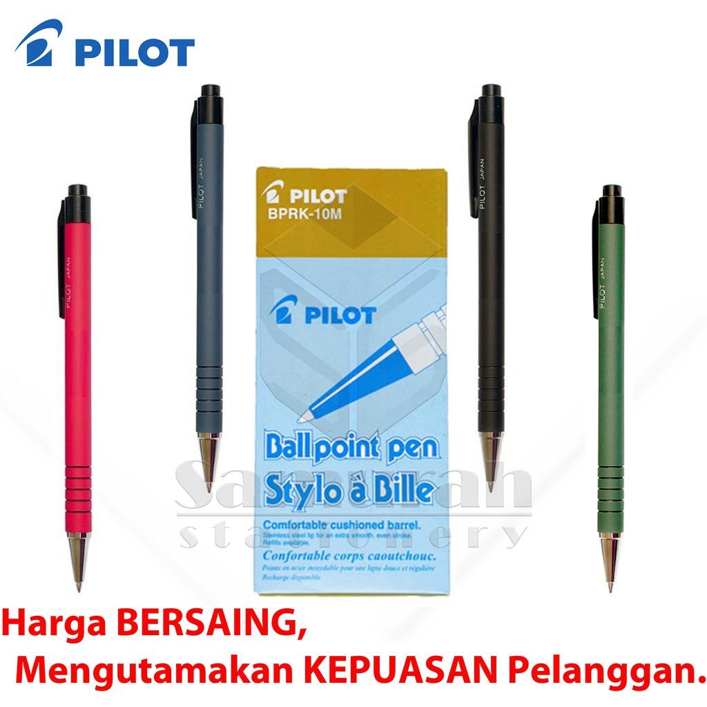 

IK! Ballpoint Pilot BPRK-10M 0.7 mm Per 1 Pcs / Pulpen Super BPRK 10M Satuan / Pen Cetek Body Karet