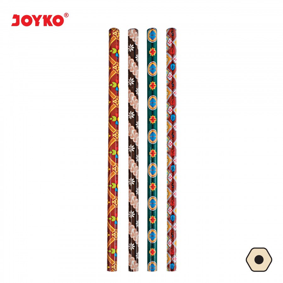 

IK! Pensil 2B Joyko P-98 Motif Batik - Lusinan