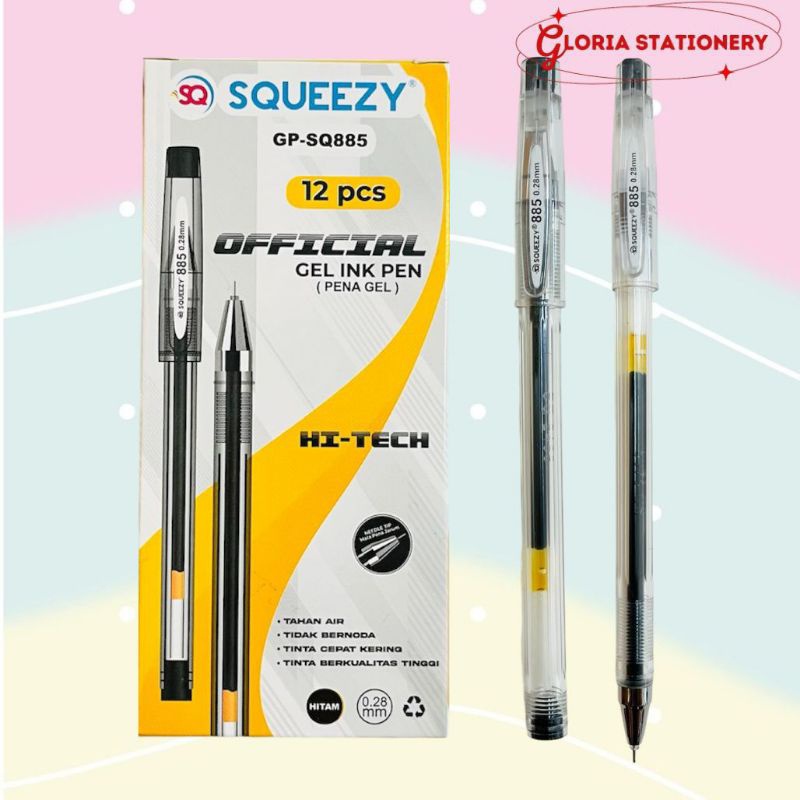 

IK! SQUEEZY Gel pen isi 12 0.28 mm GP-SQ 885/Pen gel 0.28 mm isi 12 GP-SQ885 SQUEEZY