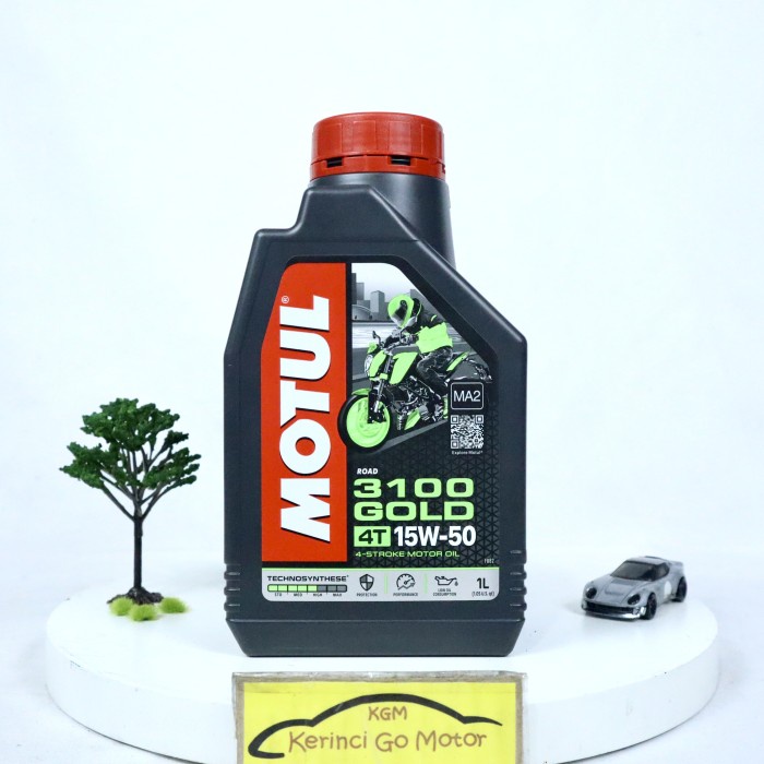 JAYAmart- OLI MOTUL 4T 3100 GOLD 15W-50 1L - OLI MOTOR MOTUL 3100 GOLD 4T 15W-50
