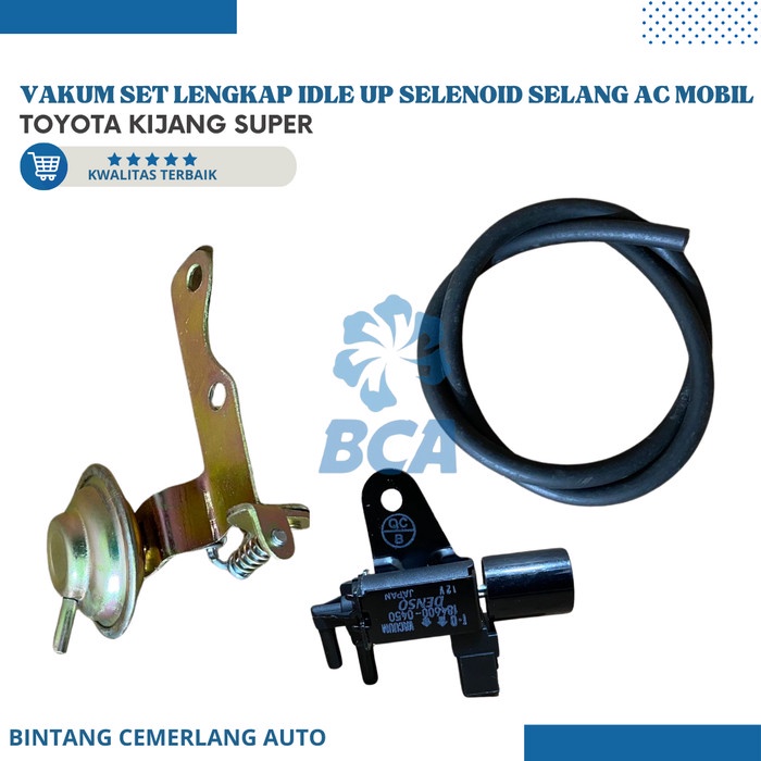 JAYAmart- Vakum Set Idle UP - Selenoid - Selang Vacum AC Mobil Kijang Super