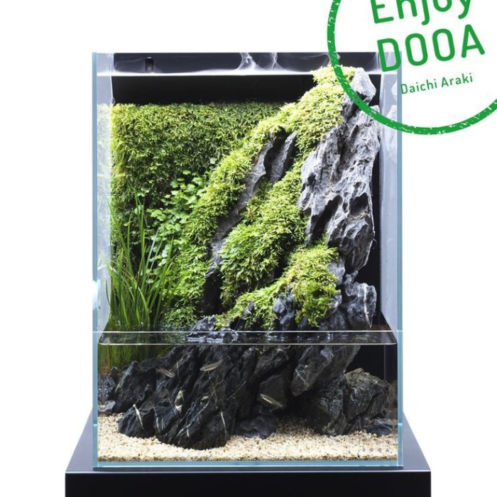 Custom Order Ukuran Aquarium Kaca Tank Paludarium Terrarium Aquascape