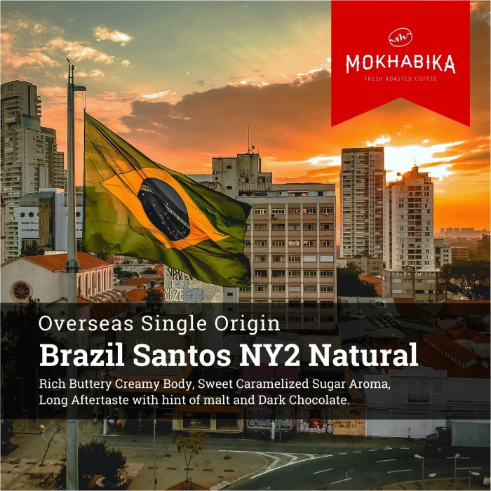 

JH8 Mokhabika Brazil Santos NY 2 Single Origin 200 Gr