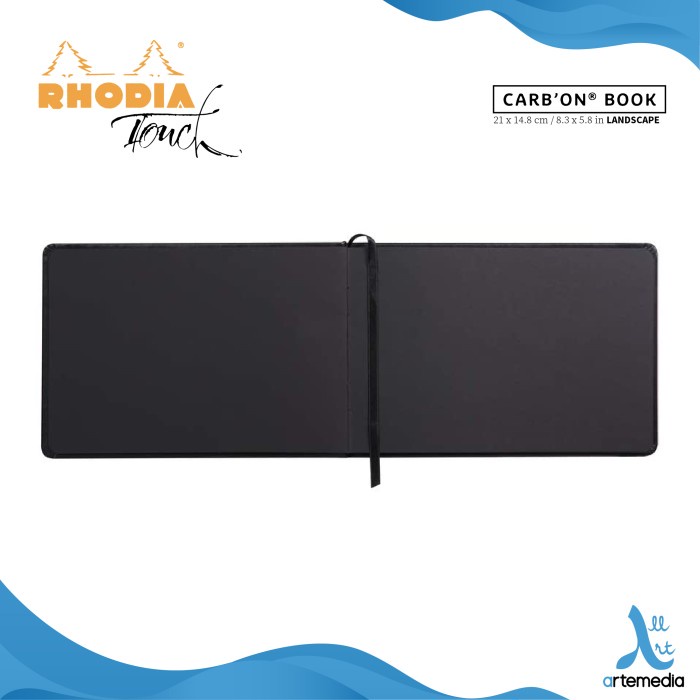 

BUKU SKETSA RHODIA TOUCH A5 CARBON BLACK PAPER SKETCHBOOK
