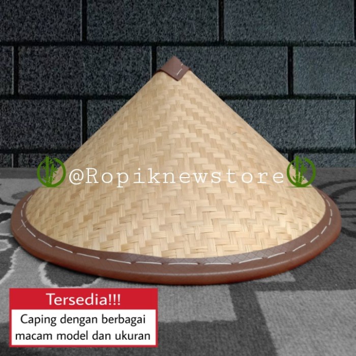 Topi caping bambu/Topi petani/Tudung cetok dewasa