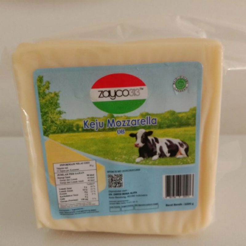 

Olden Burger Keju Mozzarella 1kg / Zayco Mozarella Cheese