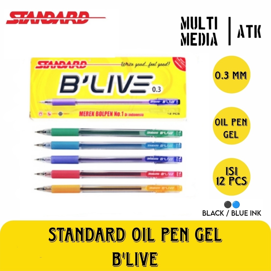 

PULPEN STANDARD BLIVE / PEN STANDARD B'LIVE (1 PAK)