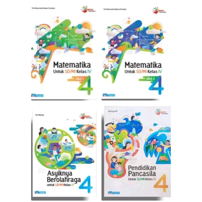 

HJK BUKU PAKET KELAS 4 SD KURIKULUM MERDEKA PENERBIT MASMEDIA
