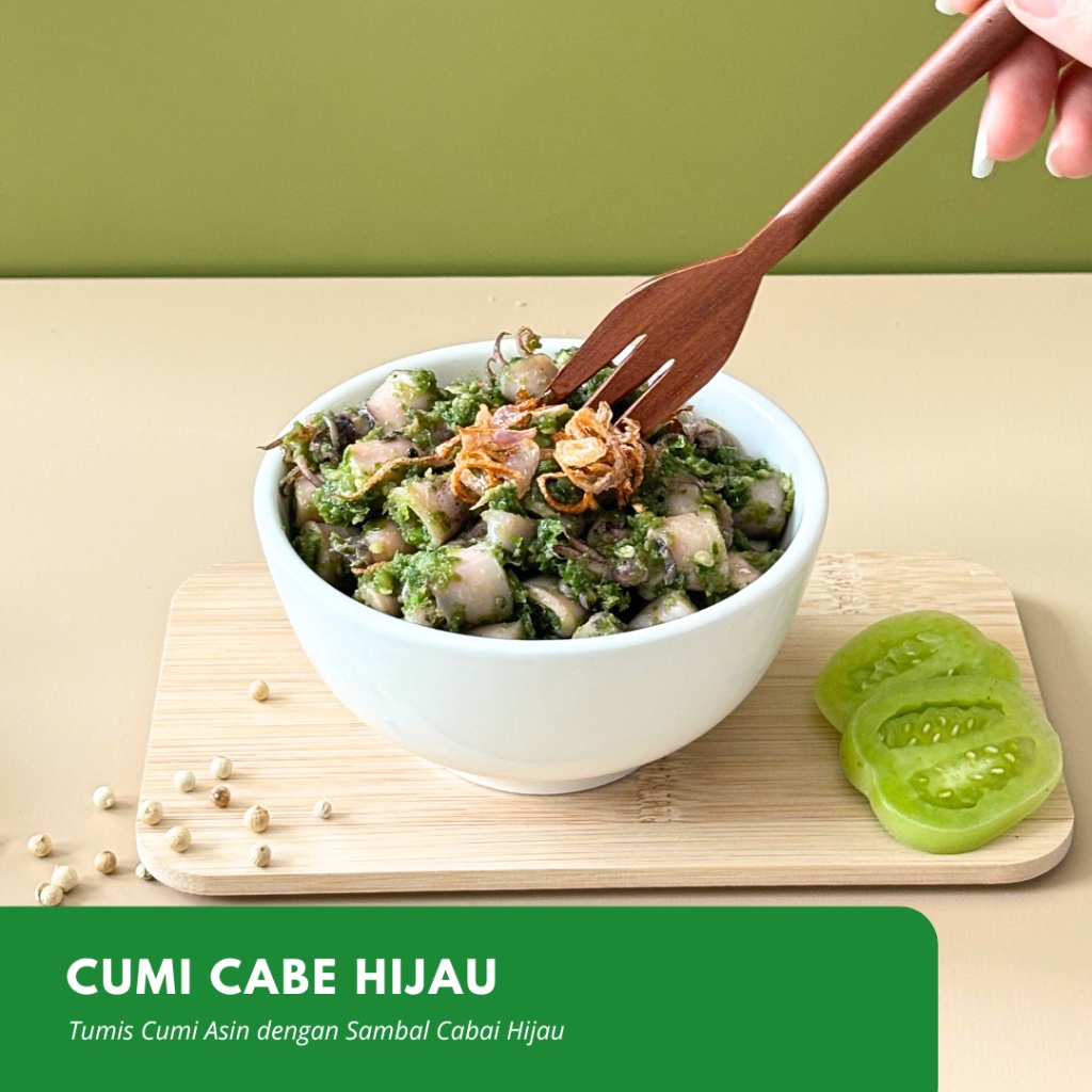 

Satu Porsi Cumi Cabe Hijau