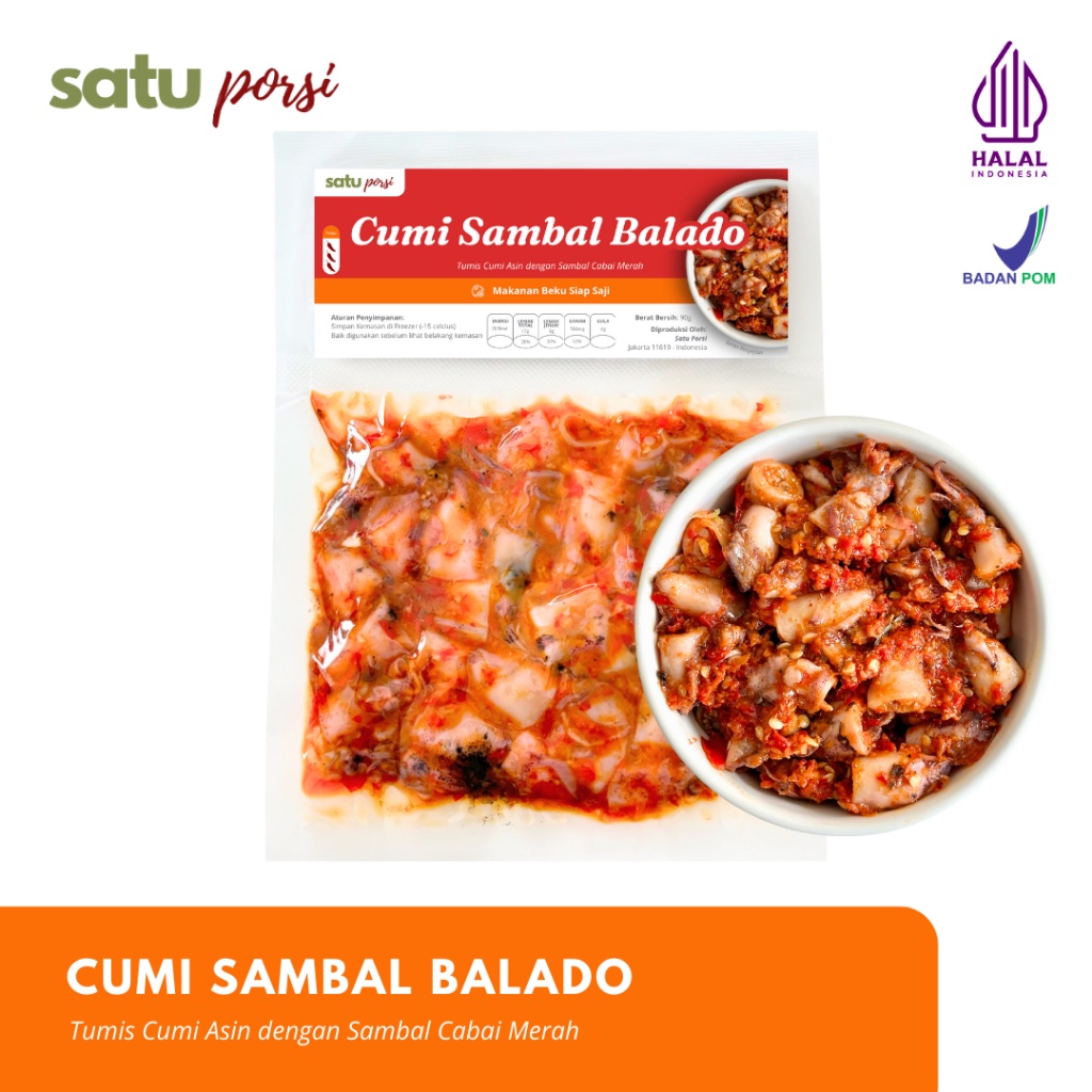 

Satu Porsi Cumi Sambal Balado