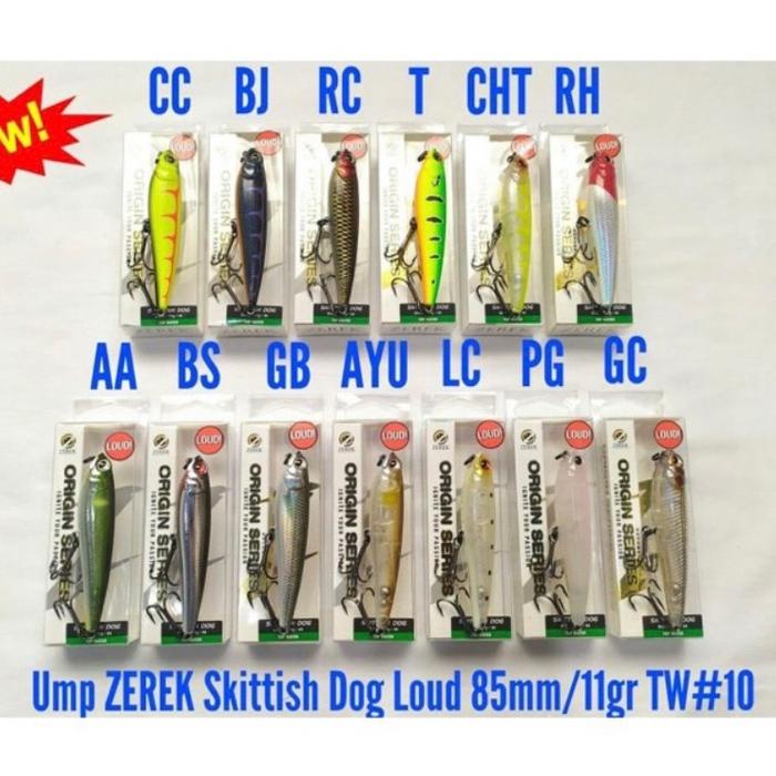 Sale Terbatas Umpan Lure Zerek Skittish Dog 85Mm 11G Wtd Aman