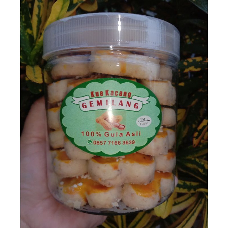 

HJ Kue Kacang Premium Manis Gurih Beli 2 gratis 1 Pouch